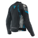 DAINESE CEKET DERİ/AVRO 5 LEATHER JACKET WMN BLK TEAL ANT