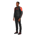 DAINESE CEKET RACING 5 LEATHER BLK BLK RED FLUO