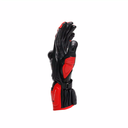 DAINESE/FIERO METAL GLOVES BLACK RED LAVA WHITE
