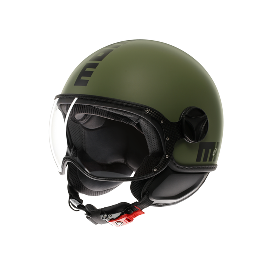 MOMO KASK/ FGTR CLASSIC MONO MATT MILITARY GREEN BLACK