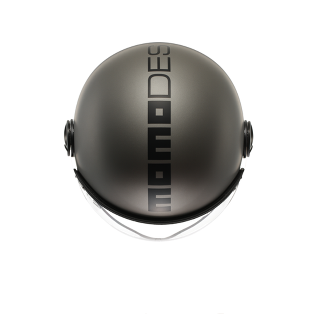 MOMO KASK/FGTR EVO MOMO MONO MATT TIT.FROST BLK