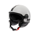 MOMO KASK/FGTR EVO MOMO MONO WHITE QUARZ. BLK