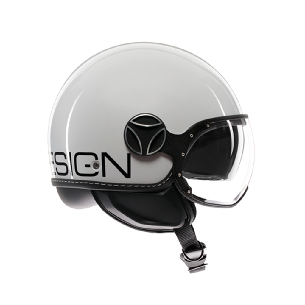 MOMO KASK/FGTR EVO MOMO MONO WHITE QUARZ. BLK