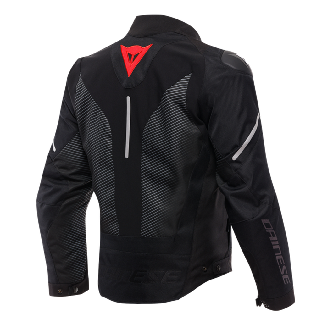 DAINESE CEK/ SUPER SPRINT D-DRY JACKET  BLACK/BLACK/RED/LAVA