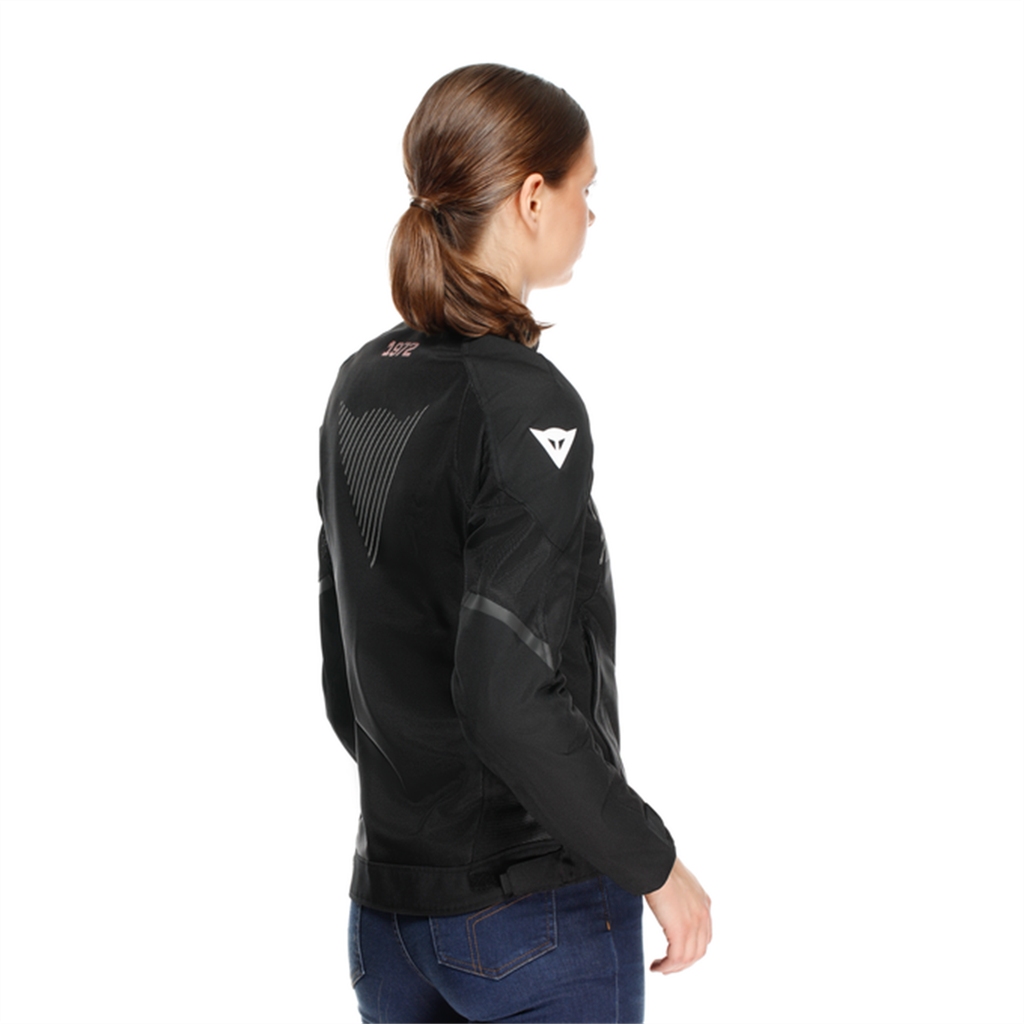 DAINESE CEKET/HEROSPHERE AIR TEX JACKET WMN BLACK WHITE PEACH