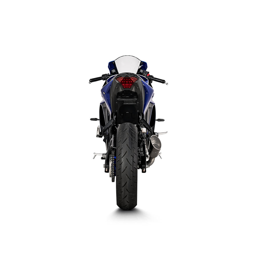 AKRAPOVIC S-Y3SO6-IVOSS YAMAHA R25 (22-26) - MT-25 (22-26) SLIP-ON LINE (SS) EGZOZ