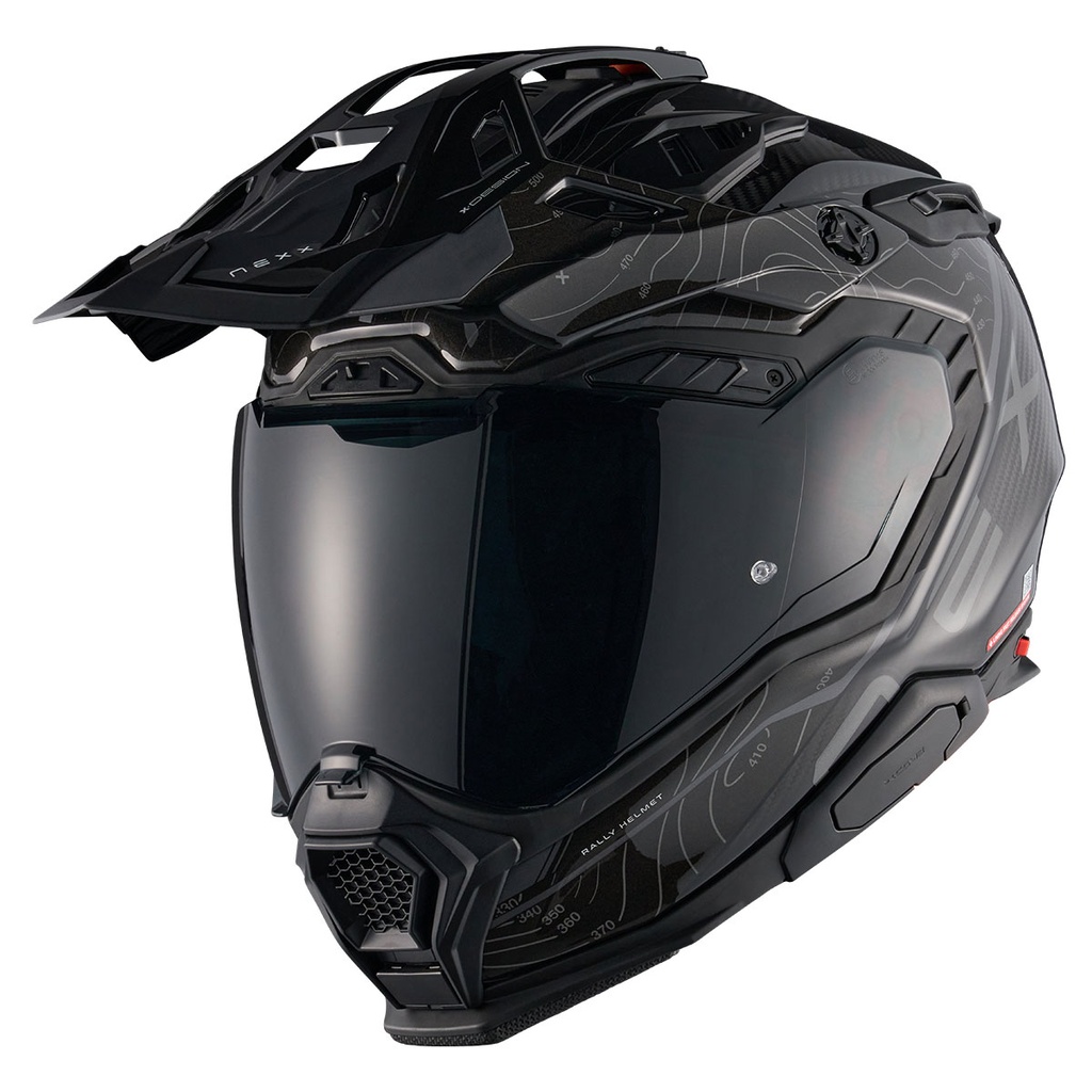 NEXX X.WED 3 FURKA KARBON SİYAH-GRİ KASK