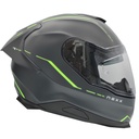 NEXX Y.100R REACT MAT GRİ-YEŞİL KASK