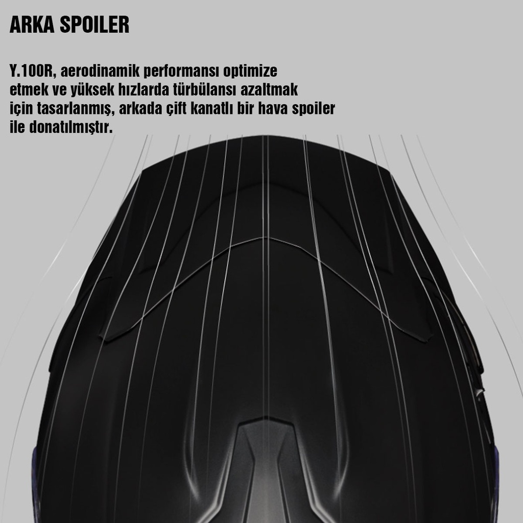 NEXX Y.100R REACT MAT SİYAH-TURUNCU KASK