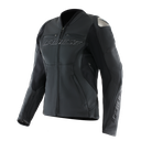 DAINESE Racing 5 Black Black Deri Mont Kadın
