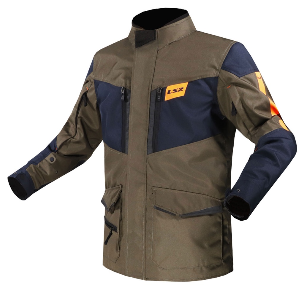 [M1315606-101] LS2 METROPOLIS EVO MONT HAKİ-MAVİ-NEON TURUNCU (S)