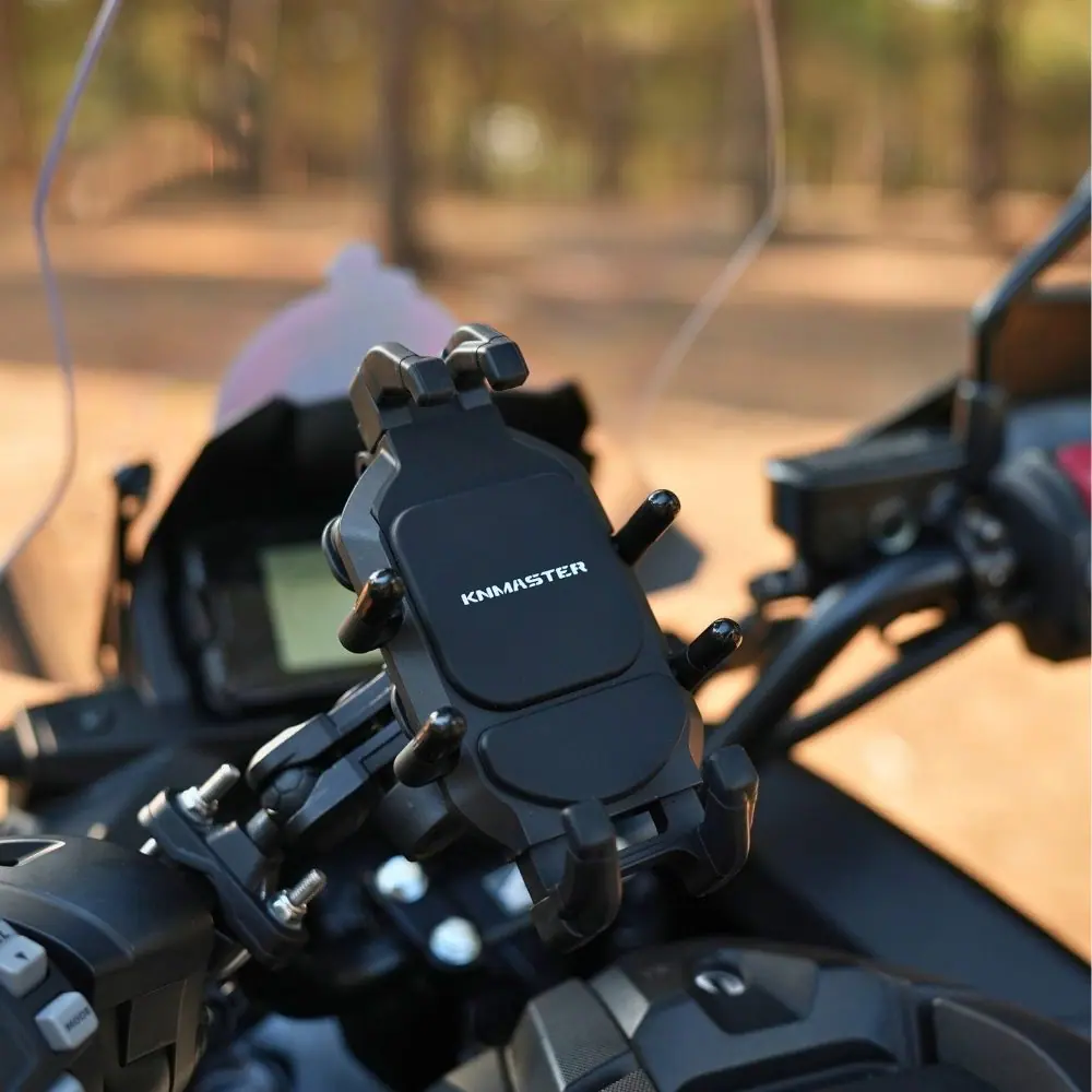 KN MASTER TT-860 Titreşim Engelleyicili Tüm Motosikletlere Uyumlu Telefon Tutucu