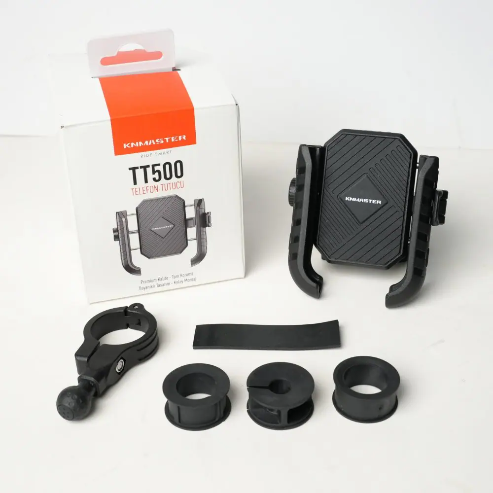KN MASTER TT-500 Titreşim Önleyicili Motosiklet Telefon Tutucu