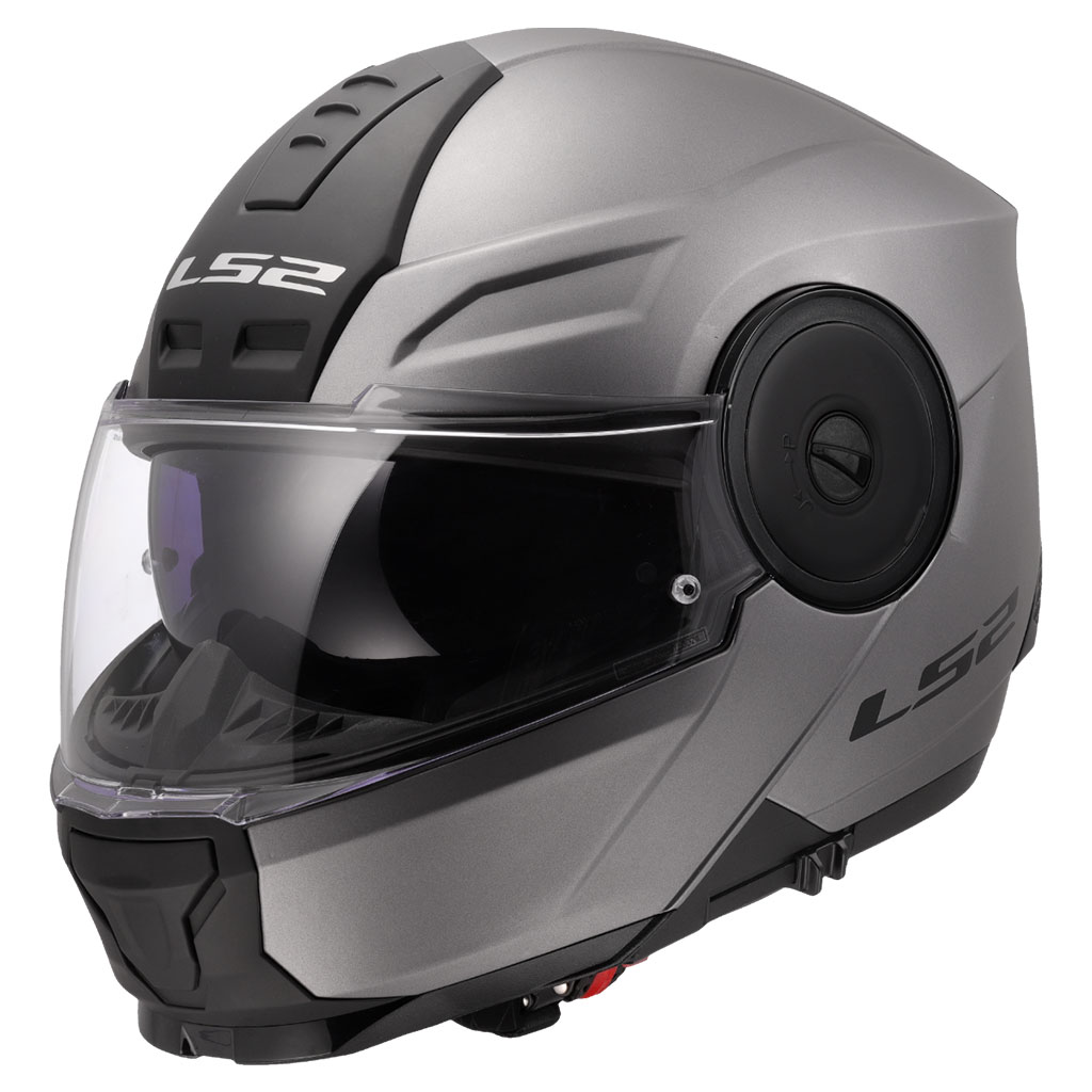 [M03LS203000418-0S] LS2 SCOPE 2 MAT TITANIUM KASK (S)