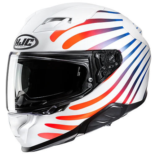 HJC F71 Zen MC21SF Kapalı Motosiklet Kaskı Beyaz Turuncu