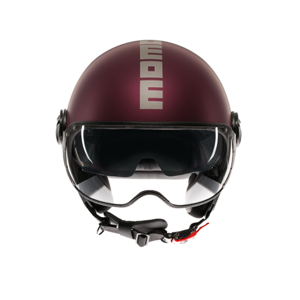 MOMO KASK/FGTR EVO MONO MATT AMARENA/SILVER
