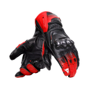 DAINESE Fiero Metal Black Red Lava White Deri Eldiven