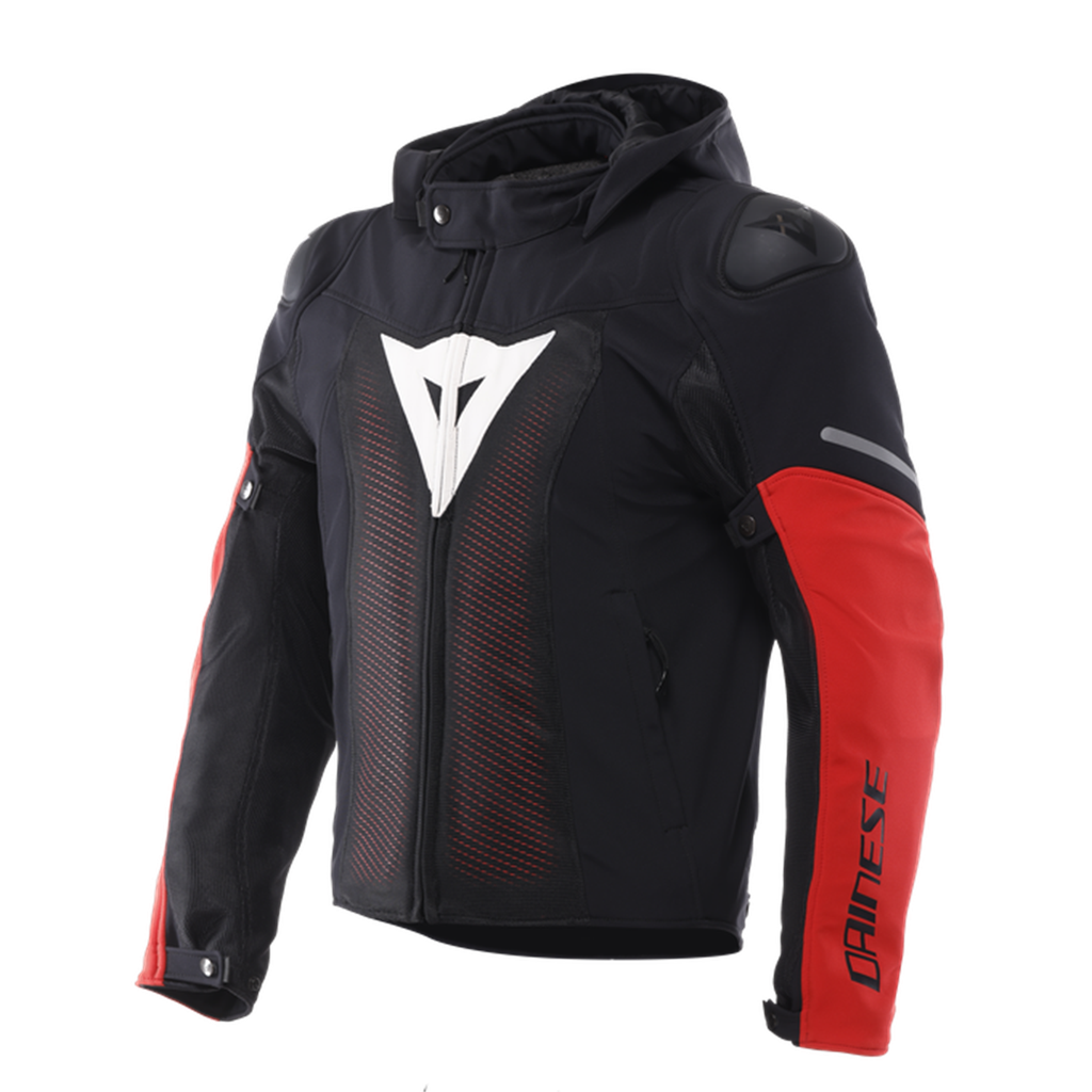 DAINESE CEK/ SUPER SPRINT AIR TEX JACKET BLACK/WHITE/RED