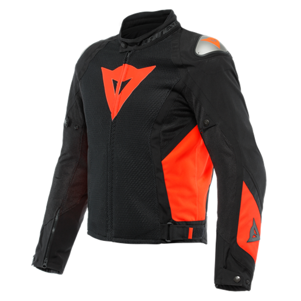 [M01DNS01012474-48] DAINESE CEKET/ENERGYCA AIR TEX JACKET- BLACK/FLUO-RED (48)