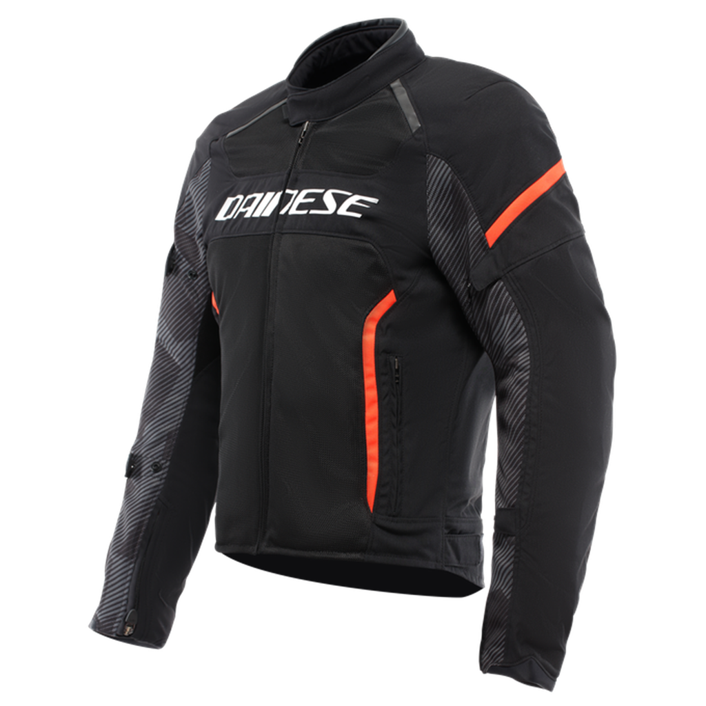 DAINESE CEKET/AIR FRAME 3 TEX JACKET BLACK/BLACK/RED-FLUO