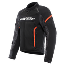 DAINESE CEKET/AIR FRAME 3 TEX JACKET BLACK/BLACK/RED-FLUO