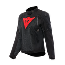 DAINESE CEK/ SUPER SPRINT D-DRY JACKET WMN BLACK/BLACK/RED/LAVA