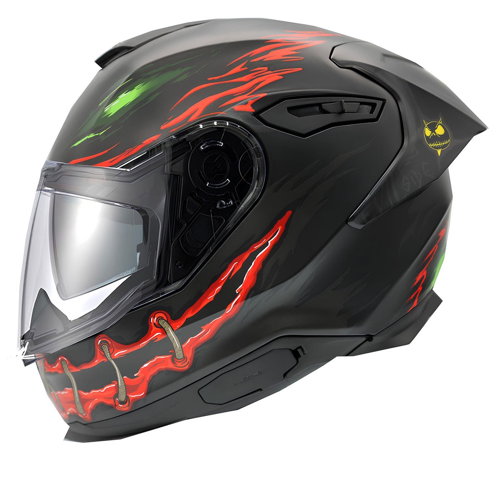 [M03NEX01000208-1S] NEXX Y.100R NIGHT RIDER MAT SİYAH KASK (XS)