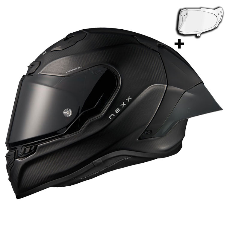 NEXX X.R3R ZERO PRO 2 MAT KARBON-SİYAH KASK