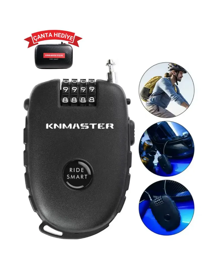 [M03KNM10010200-00] KN MASTER HL300 Motosiklet Kaskı Kilidi