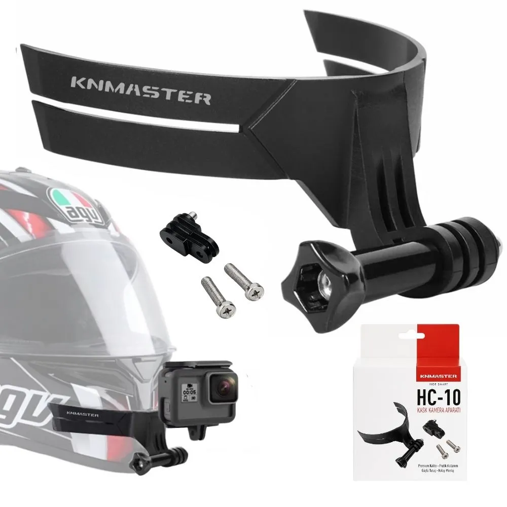 KN MASTER HC-10 | Motosiklet Kask Çene Aksiyon Kamera Tutucu
