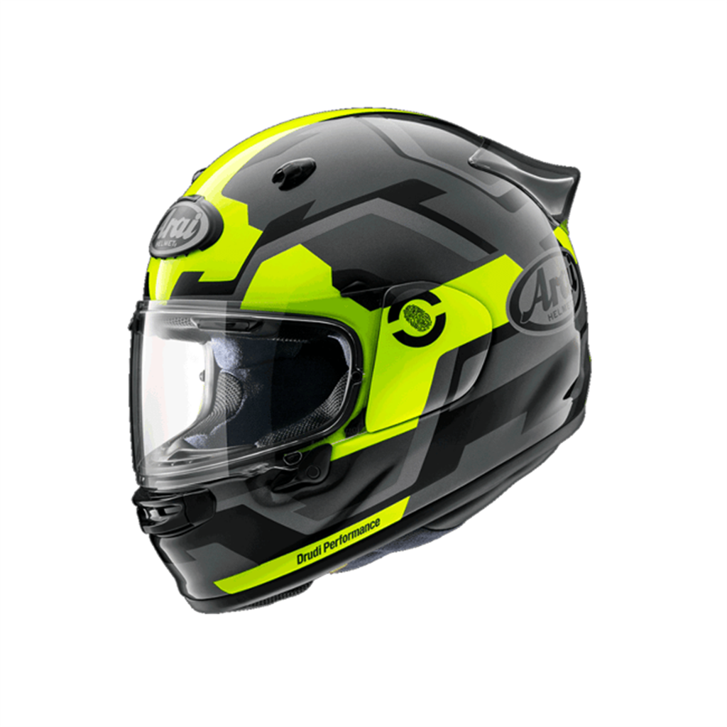 ARAI Quantic Face Fluor Yellow Kapalı Kask