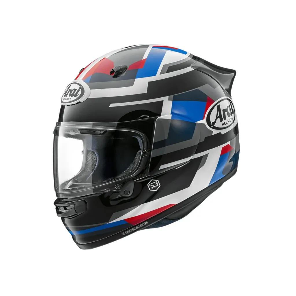 ARAI Quantic Abstract Blue Kapalı Kask