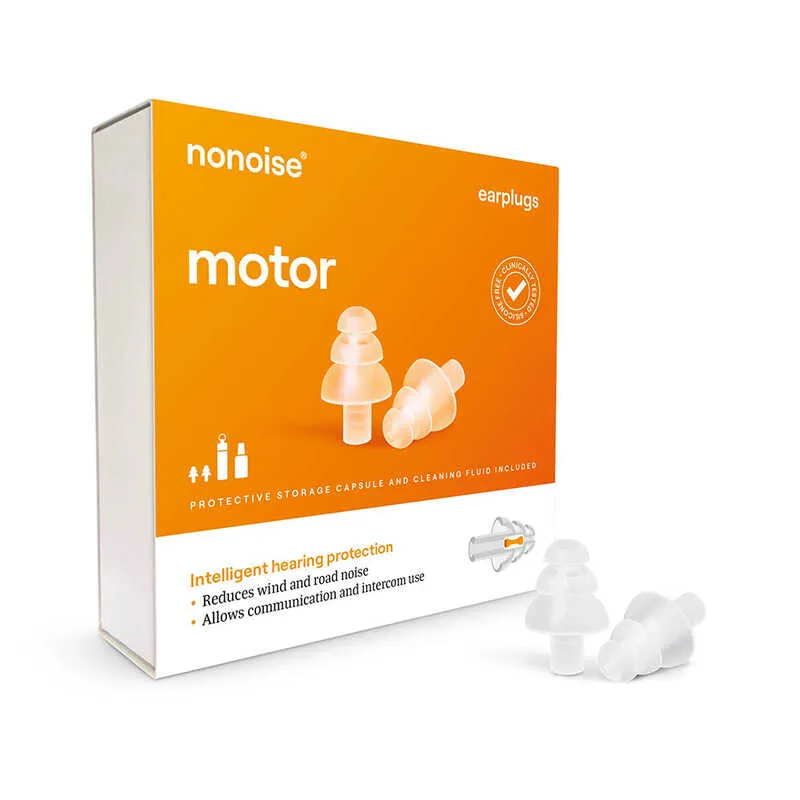 [M04NNS06000077-00] NONOISE MOTOSİKLET KULAK TIKACI ŞEFFAF
