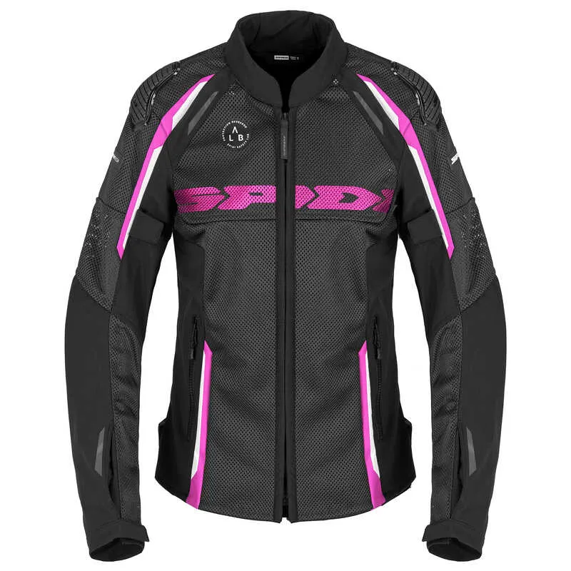 [M02SPD01010670-1S] SPIDI RACE WARRIOR NET 2 LADY YAZLIK KADIN CEKET SİYAH FUŞYA (XS)