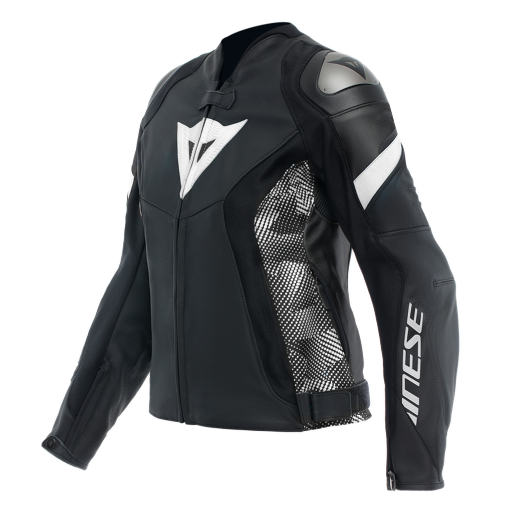 DAINESE Avro 5 Blk White Kadın Deri Mont