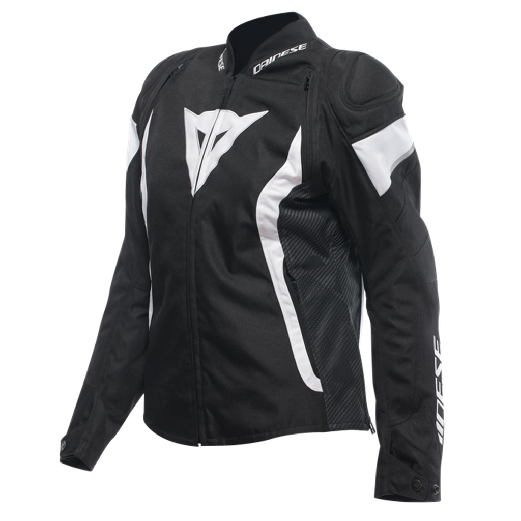 DAINESE Avro 5 Black White Tekstil Kadın Mont