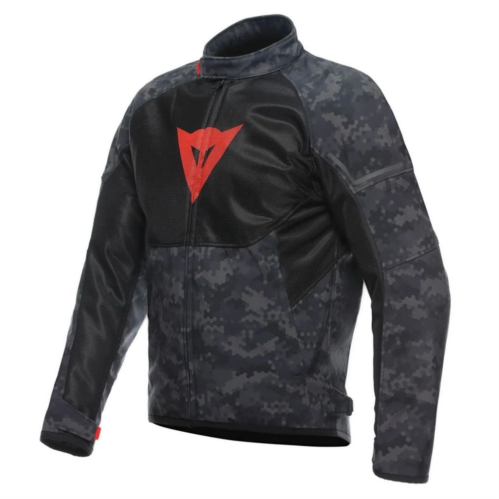 DAINESE CEKET/IGNITE AIR TEX CAMO GRAY BLACK FLUO RED