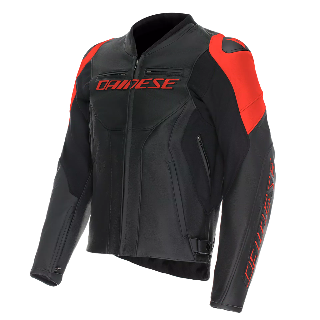 DAINESE Racing 5 Black Red Fluo Deri Mont