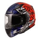 LS2 RAPID 2 MEMPHIS KIRMIZI-MAVİ KASK
