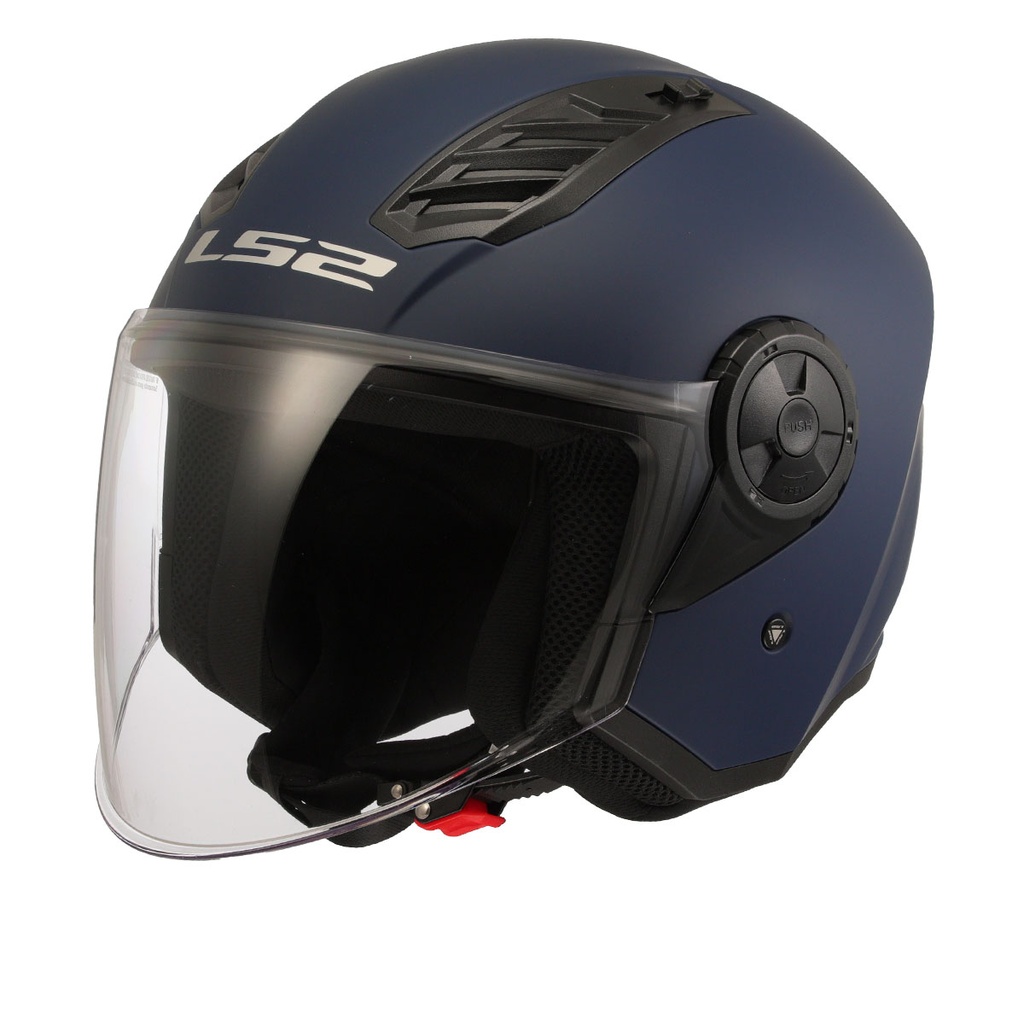 [M03LS202000244-0S] LS2 AIRFLOW 2 MAT NAVY MAVİ KASK (S)