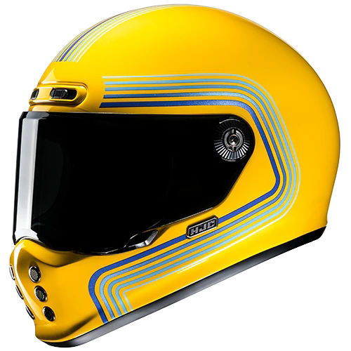 [M03HJC01001606-0S] HJC V10 Foni MC3 Kapalı Motosiklet Kaskı Sarı (S)