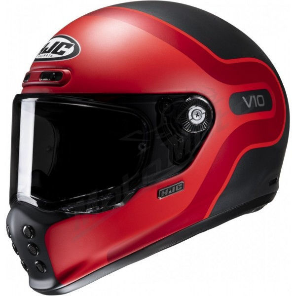 HJC V10 Grape MC1SF Kapalı Motosiklet Kaskı Mat Kırmızı
