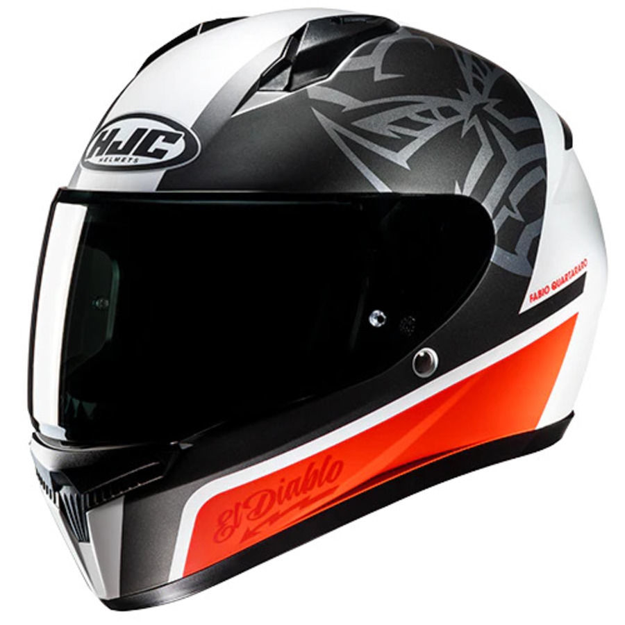[M03HJC01000713-1S] HJC C10 Quartararo MC1SF Kapalı Motosiklet Kaskı (XS)