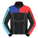 SPIDI MOTOJOY TEKSTİL CEKET SİYAH MAVİ KIRMIZI