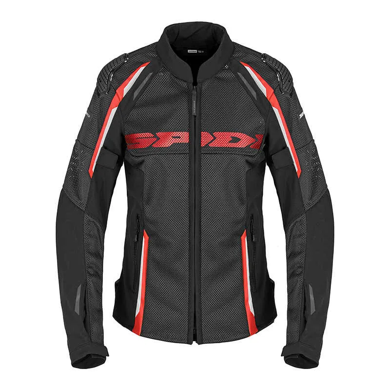 SPIDI RACE WARRIOR NET 2 LADY YAZLIK KADIN CEKET SİYAH KIRMIZI