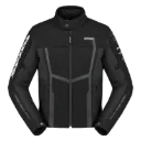 SPIDI MOTOJOY TEKSTİL CEKET SİYAH BEYAZ