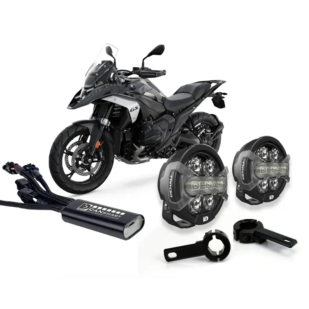 DENALİ D7 Pro Premium Aydınlatma Paketi Çarpma Barı Montajlı - BMW R 1300 GS 2024+ ve GSA 2025+