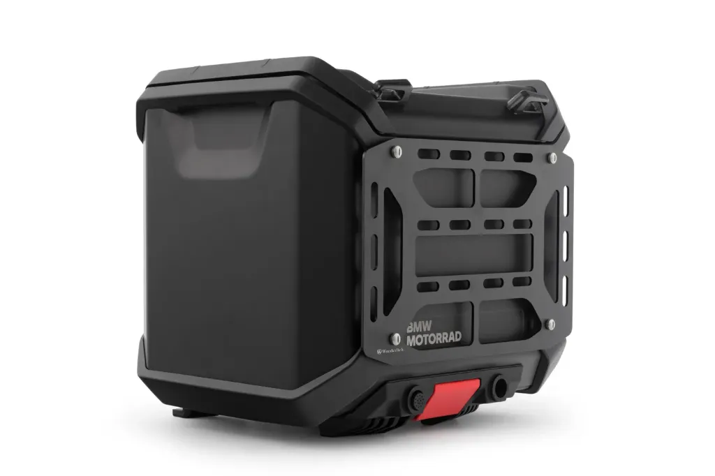 WUNDERLICH Orijinal BMW Alüminyum Top Case İçin Bagaj Taşıyıcı R 1300 GS + Adventure – Siyah