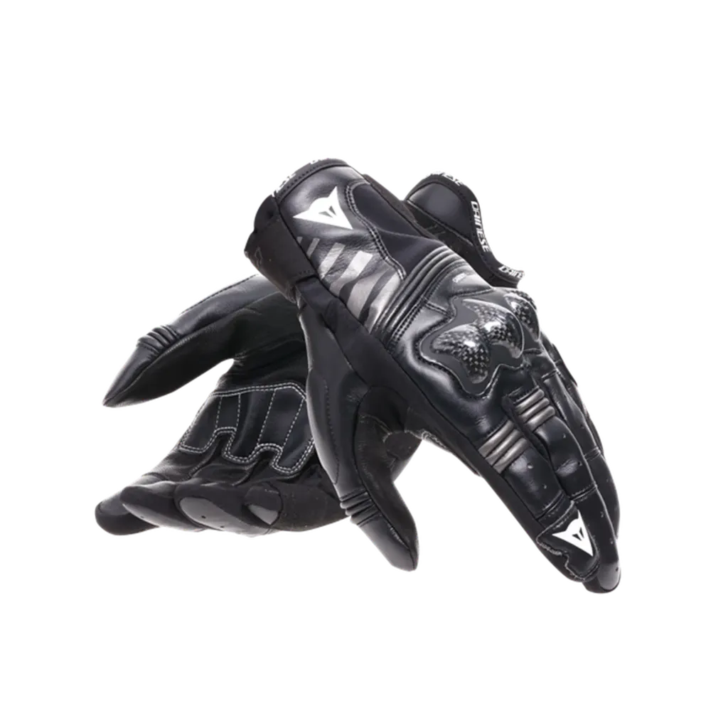 DAINESE Reacto Carbon Black Ant Short Deri Eldiven