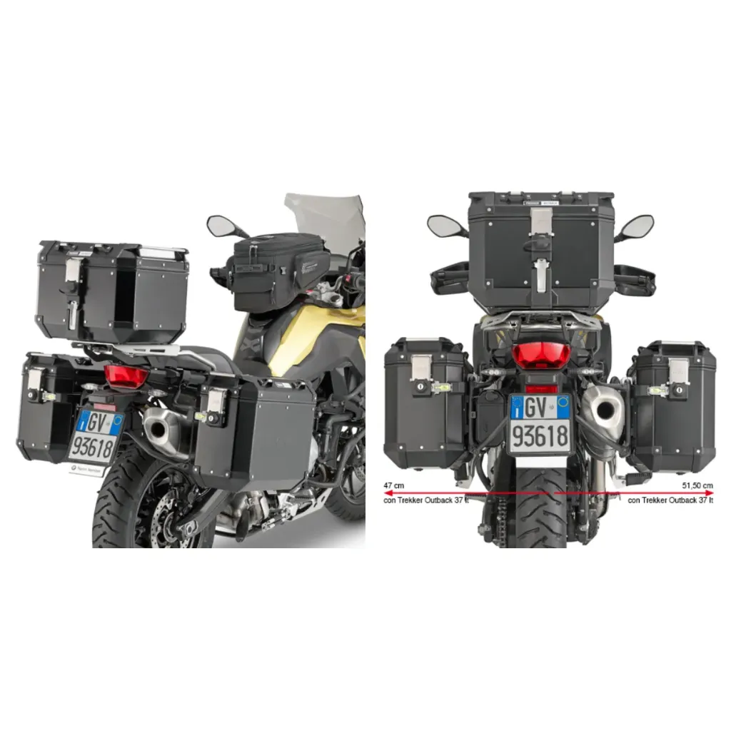 GIVI PL5127CAM BMW F750GS-F800GS- F850GS (18-26)-F850GS-F900GS ADVENTURE (19-26) YAN ÇANTA TAŞIYICI